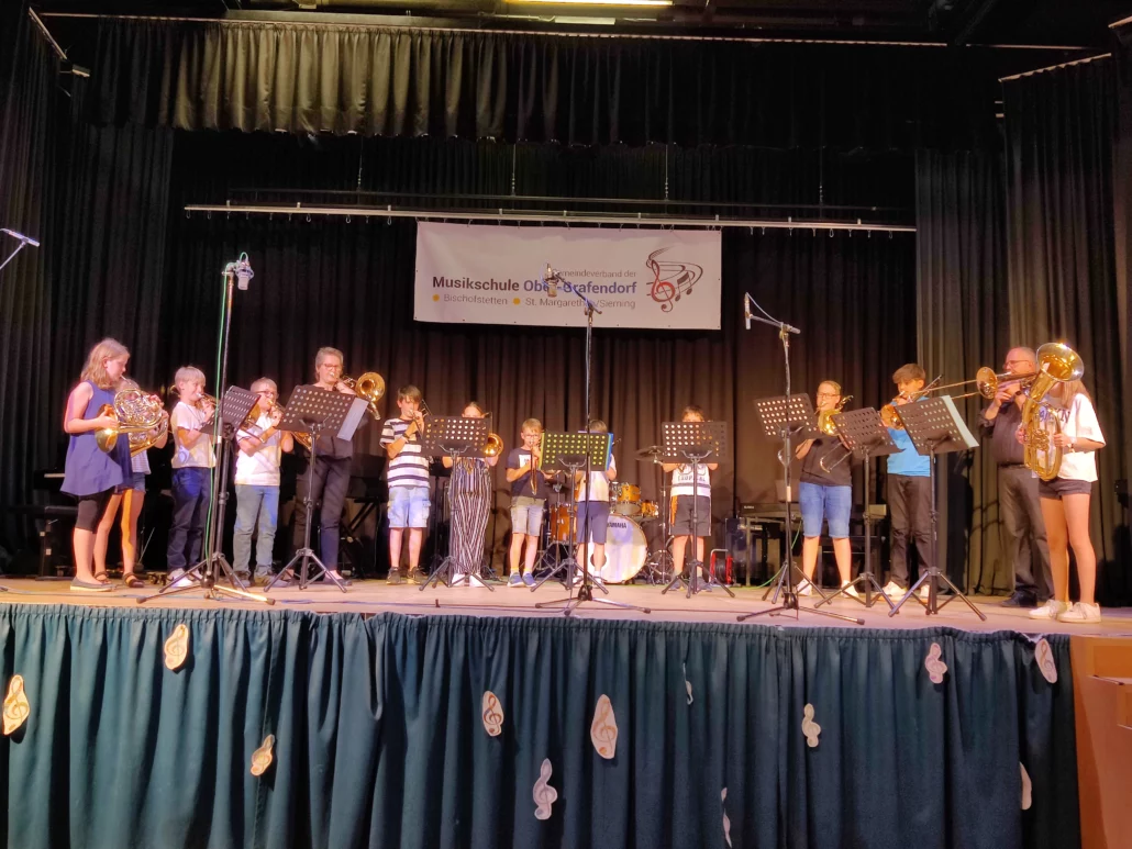 Schlusskonzert Ober-Grafendorf 15 Posaune Tenorhorn Horn
