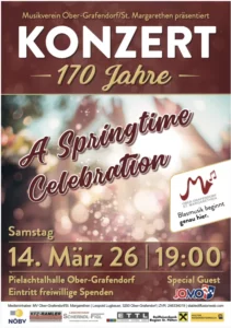 Plakat MV OGra Konzert 14.3.2026
