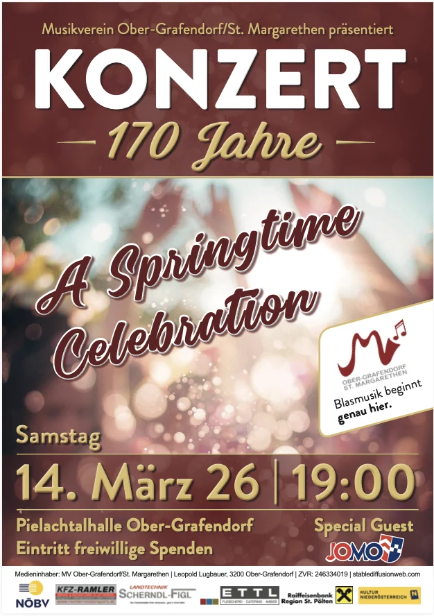 Plakat MV OGra Konzert 14.3.2026
