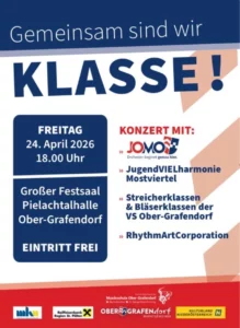 Plakat Gemeinsam sind wir Klasse 24.4.2026